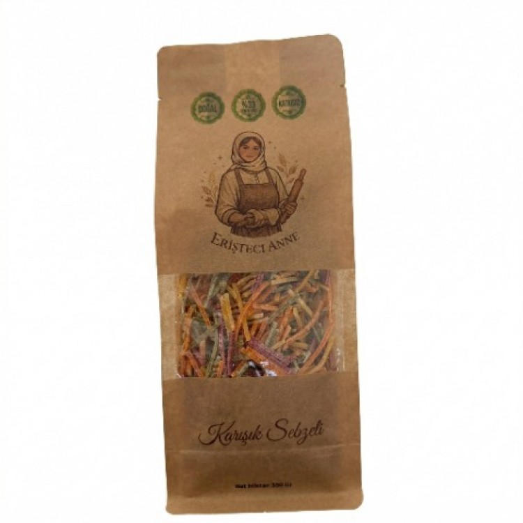 KARIŞIK SEBZELİ ERİŞTE(350GR)